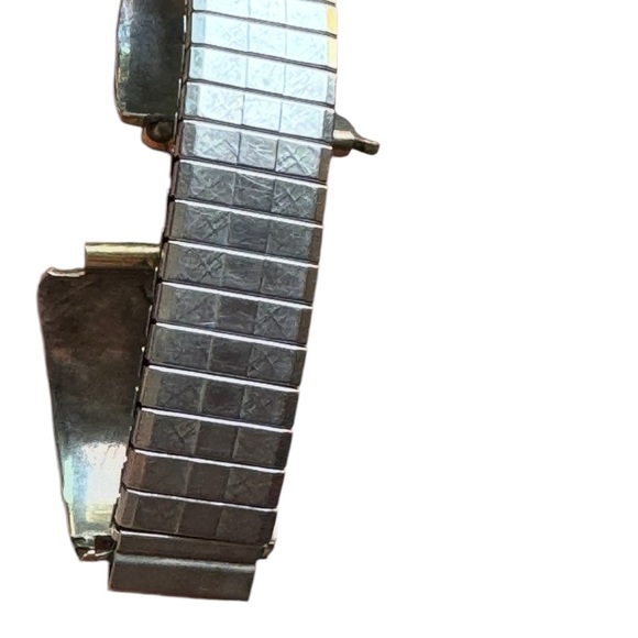 VTG 1970s Old Pawn NAVAJO Turquoise-Coral Men's Watchband EJ 12k Gold Sterling - Picture 4 of 7